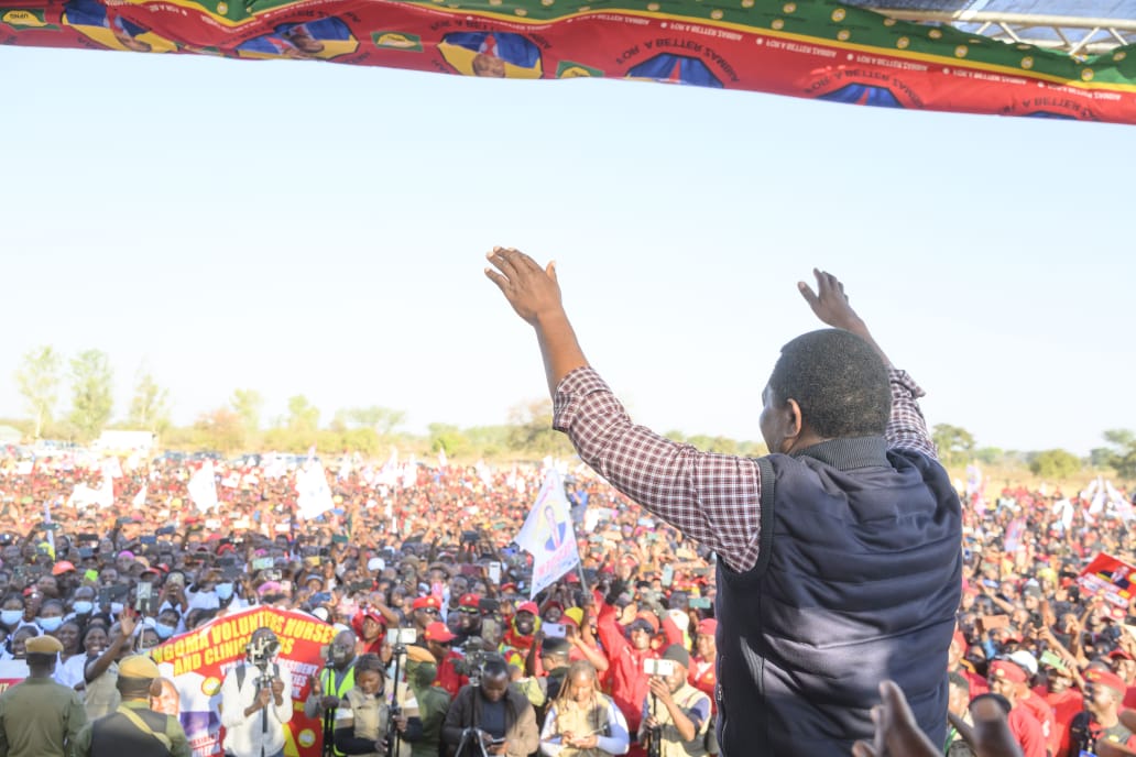 Hichilema thanks Nangoma voters, pledges continued development