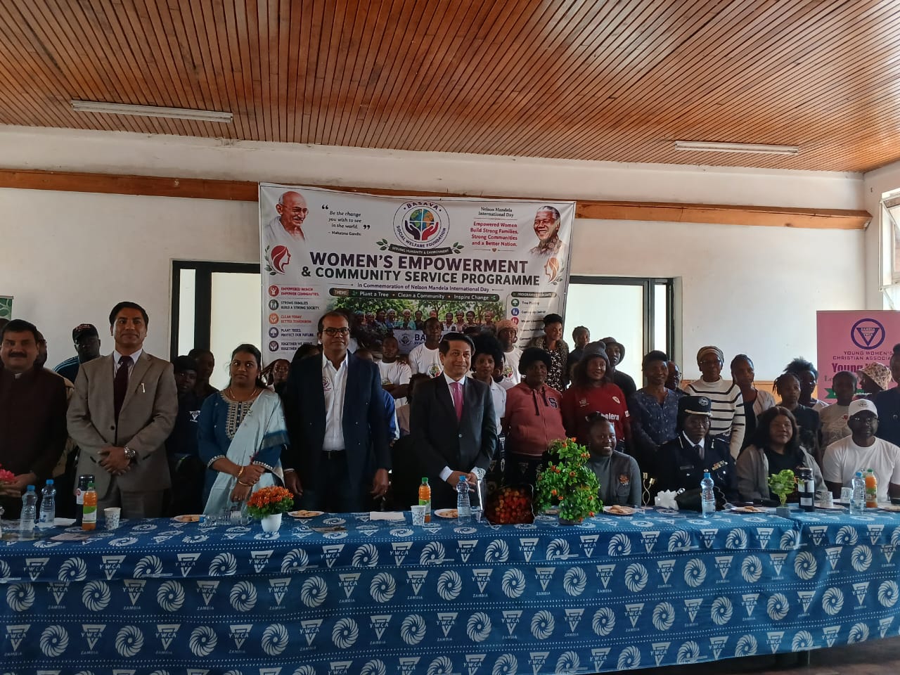 HC of India to Zambia calls for promotion of equal opportunities for all Women
