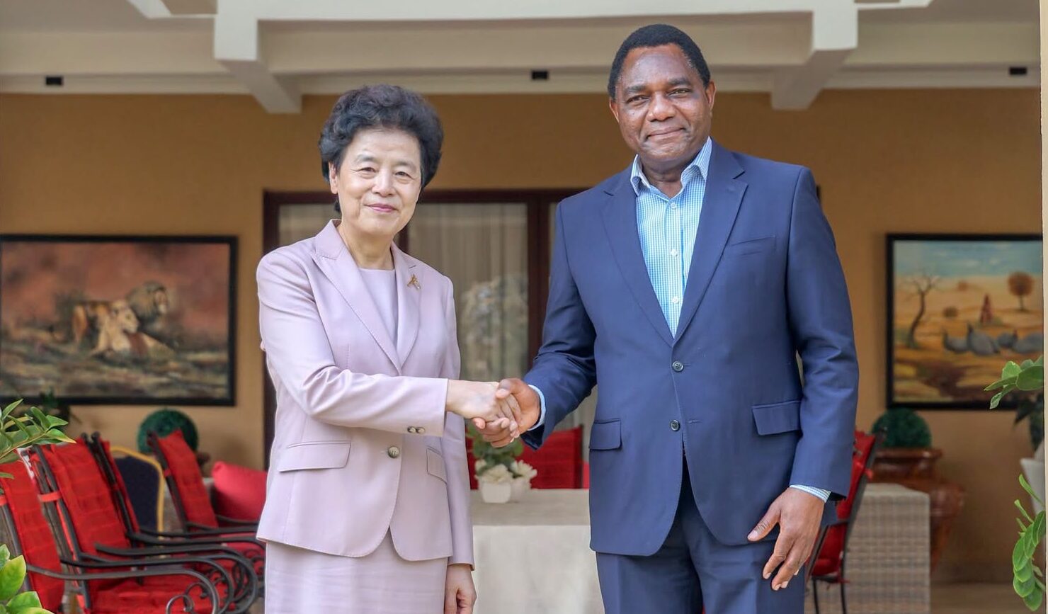 Zambia : China Stands With HH, Pledges Deeper Cooperation On TAZARA And Trade
