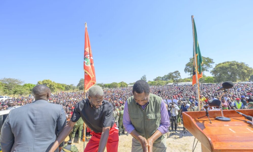Chitambo Assures Hichilema of More Votes as President Pledges More Development