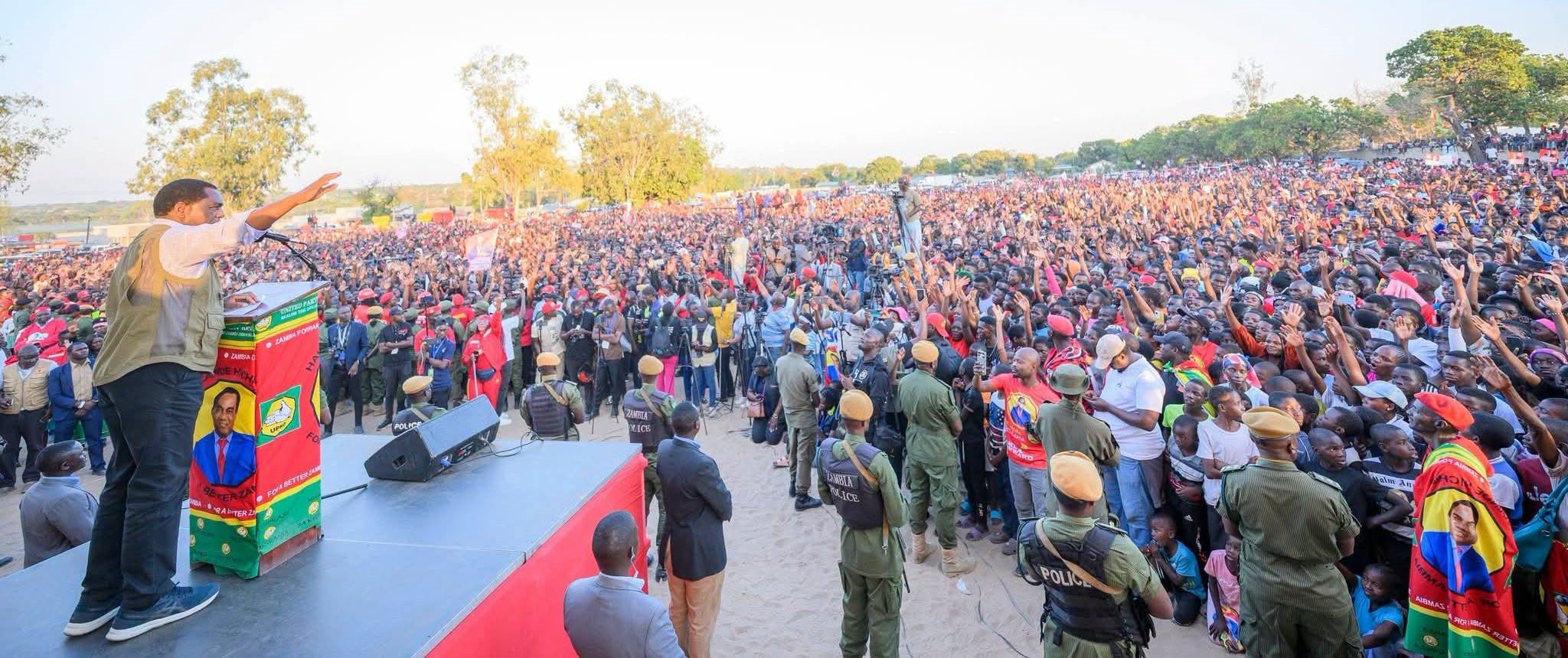 Hichilema winds up Western Province tour, says PF “must never return to power”
