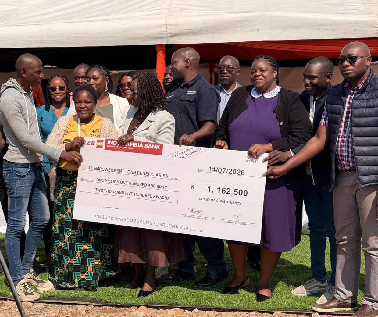 LCC hands over CDF loans, mortuary, street lights in Chawama