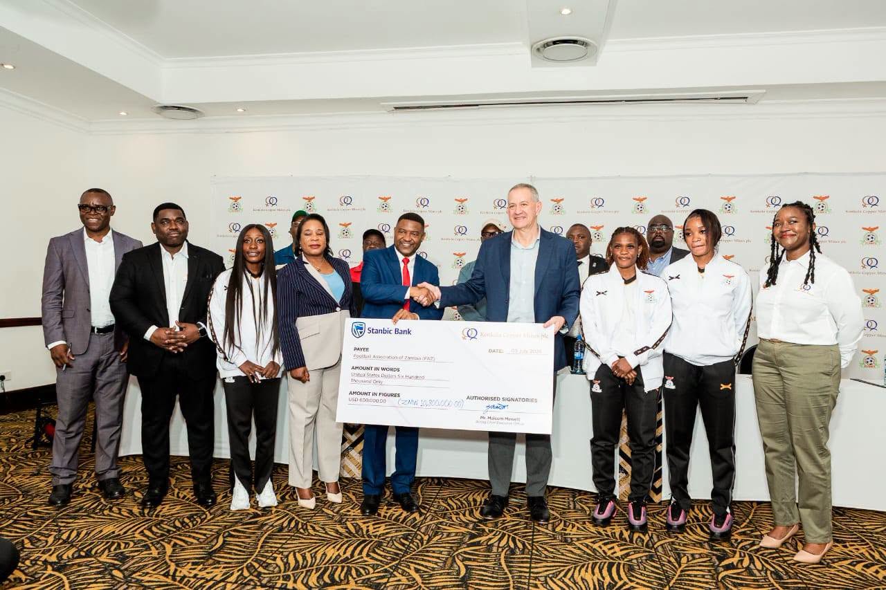 KCM Pledges ZMW 93 Million (US$5 Million) to Transform National Football Development in Zambia