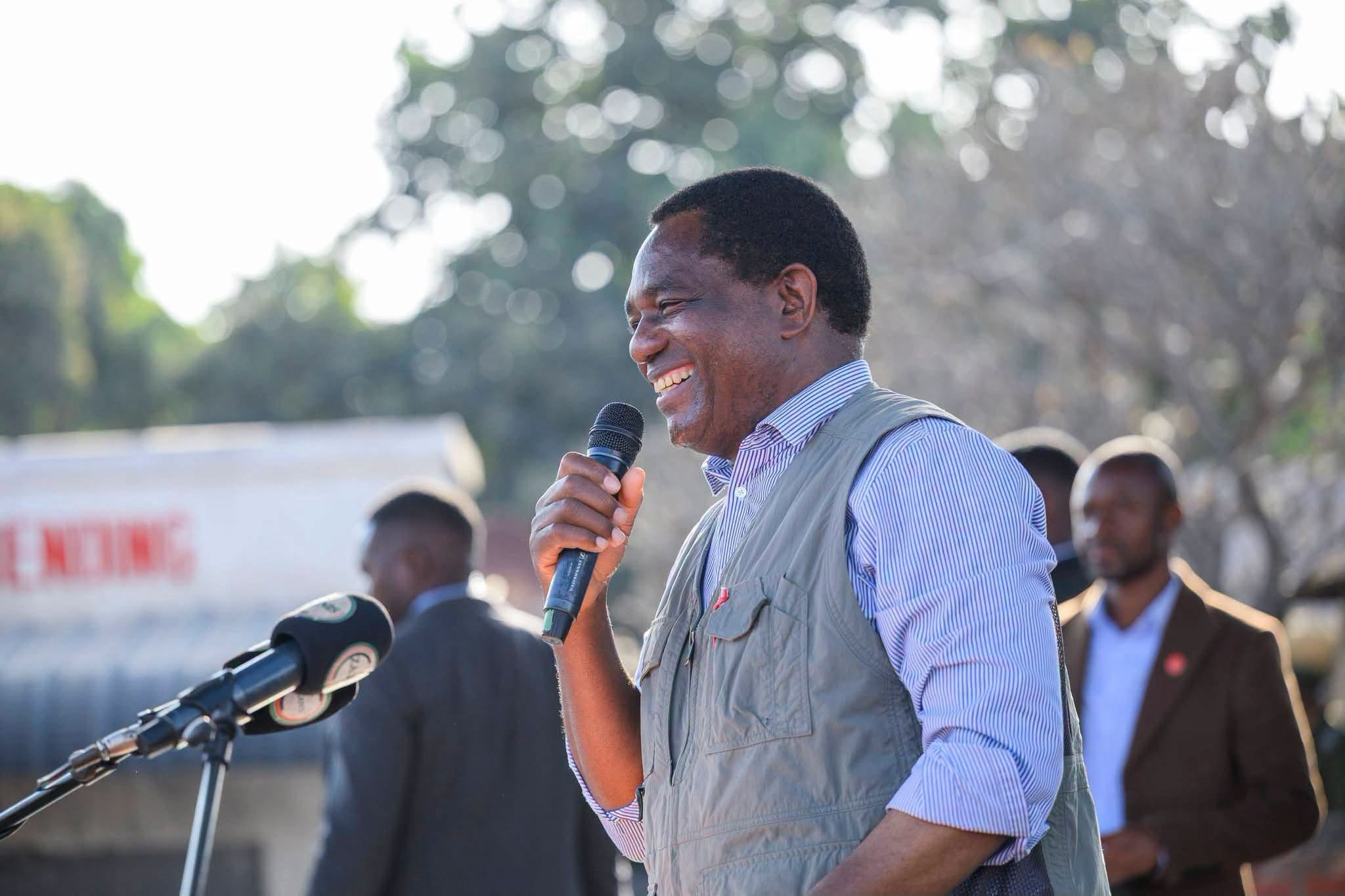 Hichilema labels former PF MP Mulenga Fube “a bad person” at Chilubi rally