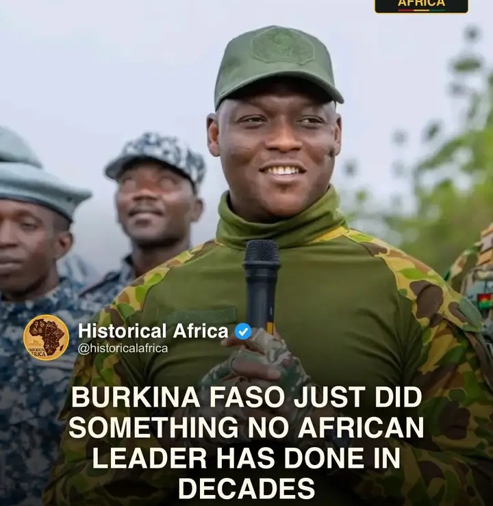 Captain Ibrahim Traoré walked into a prison. Not for a photo op. Not to announce a crackdown. To hand inmates the keys to their own freedom