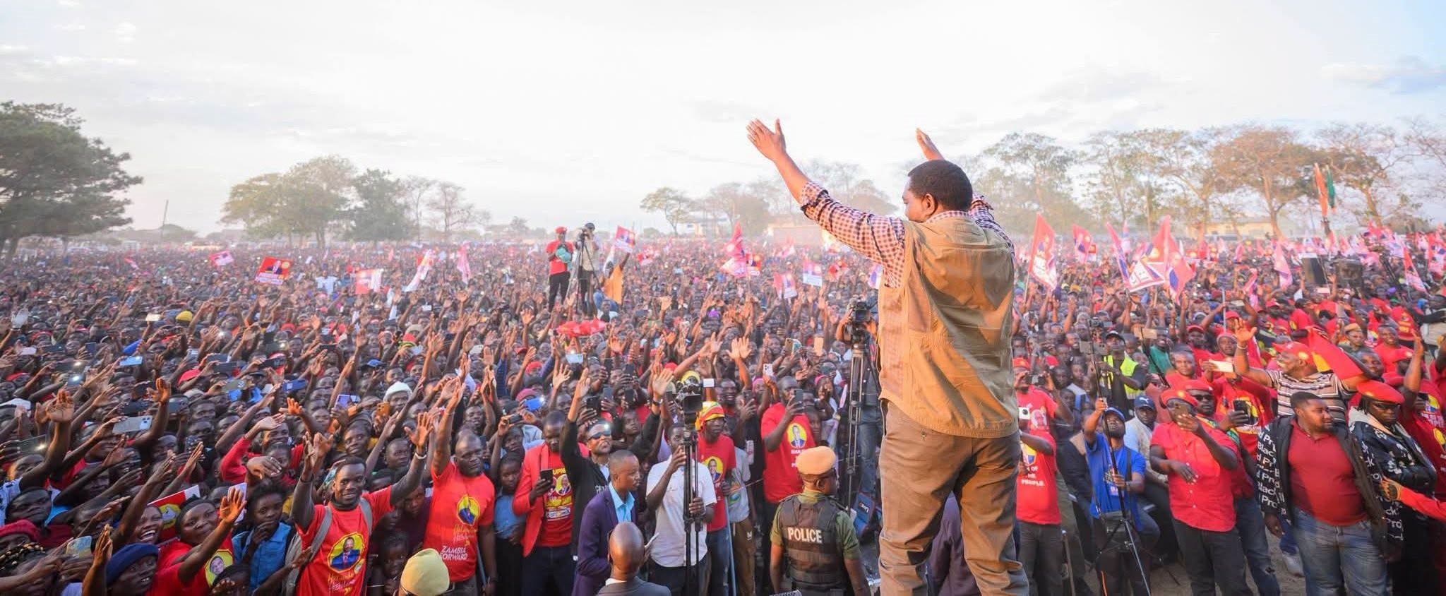 Hichilema says Sinda rally crowd was unprecedented, seeks second term as Eastern Province tour ends