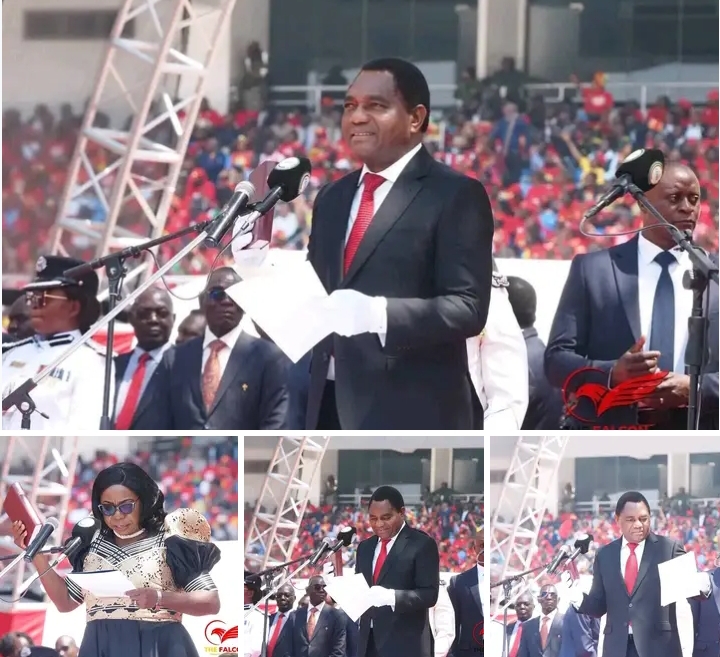 President Hichilema and his running mate W.K Muntale Nalumango have officially been sworn in as President and vice President of the Republic of Zambia for the 2026–2031 term respectively
