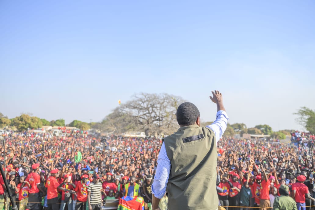 Hichilema pledges more development for Ngabwe, urges UPND vote
