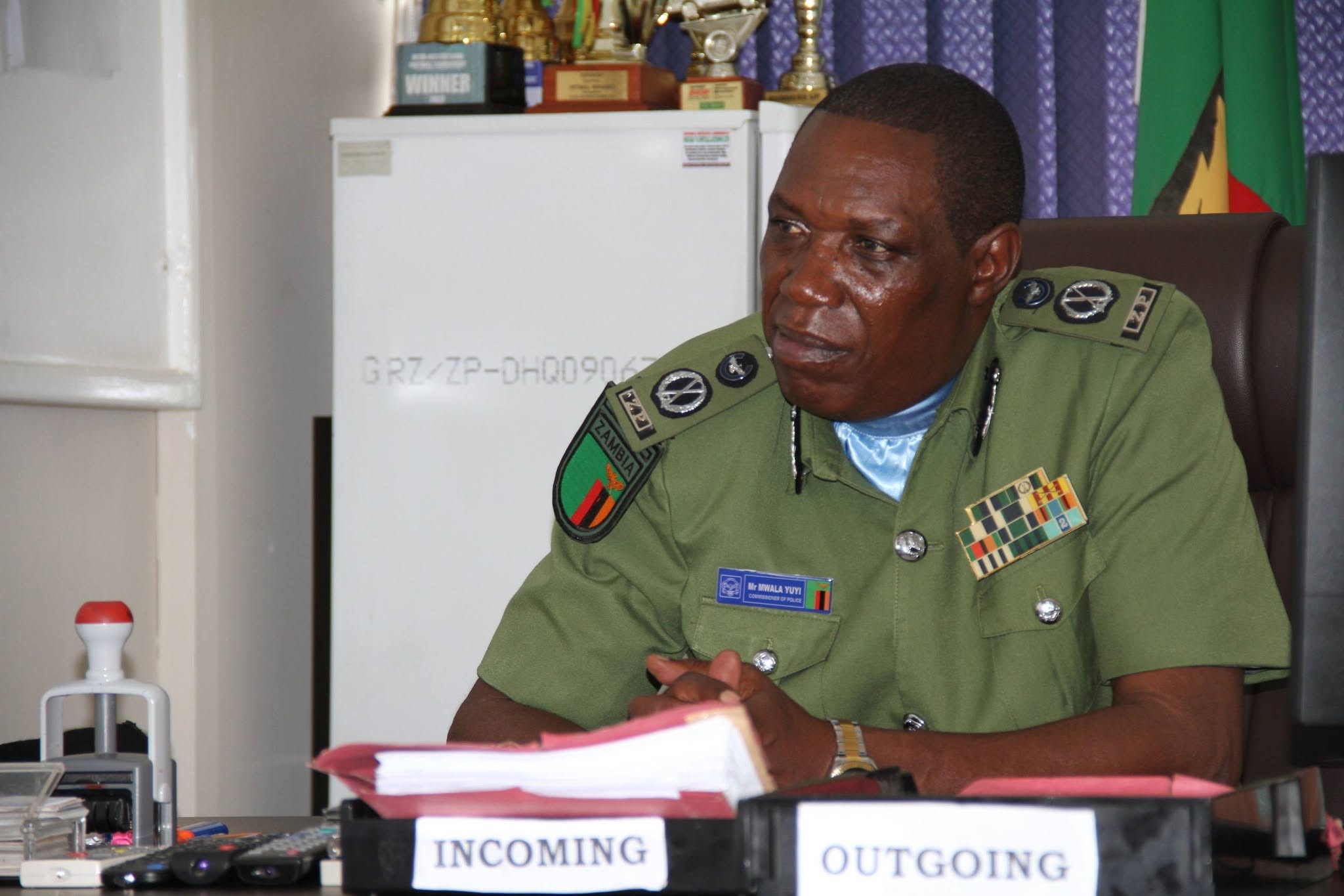 Zambia : Police Confirm Yuyi Mwala's Arrest, Charge Former Copperbelt Police Boss In US$448,596 Copper Case