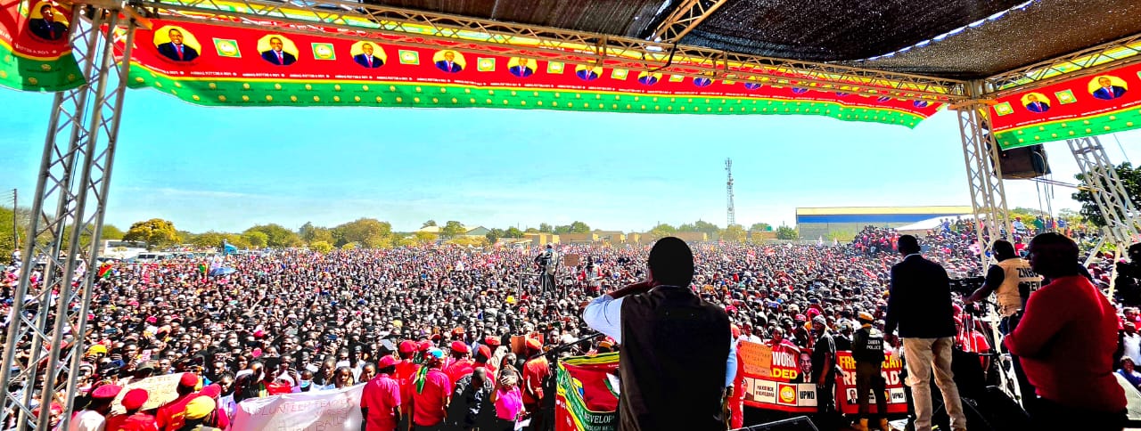 Hichilema rallies Luano voters, pledges more development